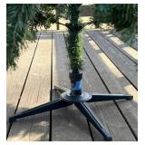 7 ft Artificial Christmas Tree with Stand & LED Light Sets & Holiday Decor