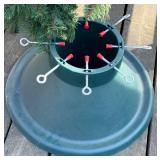 7 ft Artificial Christmas Tree with Stand & LED Light Sets & Holiday Decor