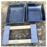 Pair of Washer Basins & Dolly