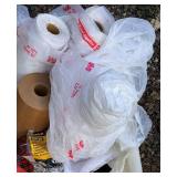 Scotch DT30 Dual-Tac Tape, Masking Tape and 3M Plastic in Plastic Bin