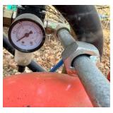 Portable Sandblaster Pot with Pressure Gauge & Hoses - 3/8 Inlet