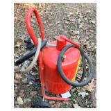 Portable Sandblaster Pot with Pressure Gauge & Hoses - 3/8 Inlet