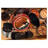 Wooden Shoe Shine Box & Accessories - 13 x 10 x 10 in