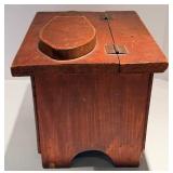 Wooden Shoe Shine Box & Accessories - 13 x 10 x 10 in