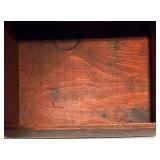 Wooden Shoe Shine Box & Accessories - 13 x 10 x 10 in