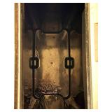 Stainless Steel Trash Can with Black Lift-Top Lid - Brushed Finish