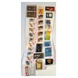 Postage Stamps in Plastic Bin - Mixed Countries