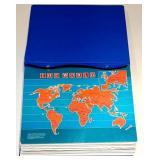 World Stamp Collection with 4 USA Philatelic Books & Planet Earth Album