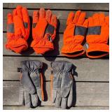Game Winner Orange Hunting Vest Set (Medium & XL) with Hats, Gloves, Remington Face Cover & Guide Series Bag