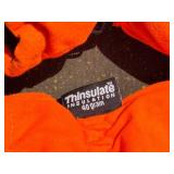 Game Winner Orange Hunting Vest Set (Medium & XL) with Hats, Gloves, Remington Face Cover & Guide Series Bag