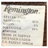 Game Winner Orange Hunting Vest Set (Medium & XL) with Hats, Gloves, Remington Face Cover & Guide Series Bag