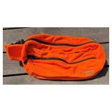 Game Winner Orange Hunting Vest Set (Medium & XL) with Hats, Gloves, Remington Face Cover & Guide Series Bag