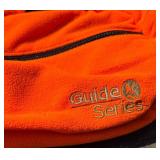 Game Winner Orange Hunting Vest Set (Medium & XL) with Hats, Gloves, Remington Face Cover & Guide Series Bag