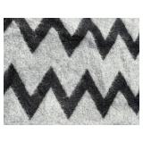 Coleman Zip-Up Blanket Sleep Bag - Gray Zigzag Wool Blanket 52x66