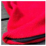 Coleman Zip-Up Blanket Sleep Bag - Gray Zigzag Wool Blanket 52x66