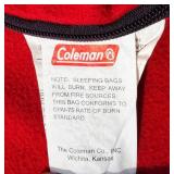 Coleman Zip-Up Blanket Sleep Bag - Gray Zigzag Wool Blanket 52x66