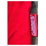 Coleman Zip-Up Blanket Sleep Bag - Gray Zigzag Wool Blanket 52x66