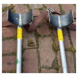 Pair of 36-Inch Stilts - Metal Frame with Straps