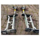 Pair of 36-Inch Stilts - Metal Frame with Straps