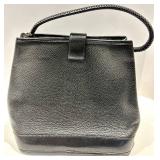 Kate Klein White Canvas Tote & Black Leather Handbag & Floral Wallet