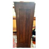 Tall Dresser & Mirror- Dark Wood Finish