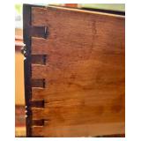 Tall Dresser & Mirror- Dark Wood Finish