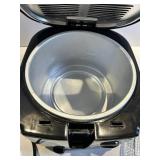Gourmet Living Countertop Deep Fryer & Mesh Basket - Black