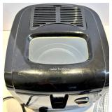 Gourmet Living Countertop Deep Fryer & Mesh Basket - Black