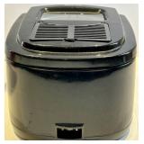 Gourmet Living Countertop Deep Fryer & Mesh Basket - Black