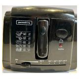 Gourmet Living Countertop Deep Fryer & Mesh Basket - Black