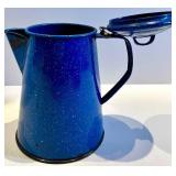 Colonial Accents Palm Tree Plate & Blue Enamel Cookware Set - Vision 5L Pink Casserole