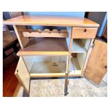 Kitchen Cabinet with Wine Rack & Storage