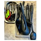 Kitchen Utensil Collection - Assorted Knives, Graters, Scissors & Tools