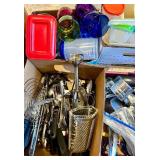 Kitchen Utensil Collection - Assorted Knives, Graters, Scissors & Tools