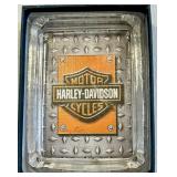 Harley-Davidson HOG Patch & Diamond-Plate Tray Collectible Box