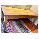 Farmhouse Dining Table - Natural Wood Finish