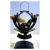 Caframo Ecofan Stove Fan - Heat-Powered Air Circulator, Black T-pot and Heart Trivet