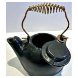 Caframo Ecofan Stove Fan - Heat-Powered Air Circulator, Black T-pot and Heart Trivet