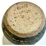 Signed Hand Made Pottery Bowl and Vase