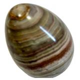 Pottery Blue Leaf Bowl, Plate & Leaf-Shaped Dish with Stone Egg