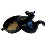 Plow & Hearth Dragon Cast Iron Tureen Steamer