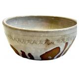 Artisan Stoneware Pitcher & Bowl Set - Handmade with Blue Heart Motif