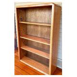Oak Bookcase 33 in W x 11 in D x 48 in H