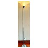 Floor Lamp - 72 in Tall & Frosted Glass Bowl Shade