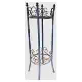 Wrought Iron Plant Stand & Circular Ring Design