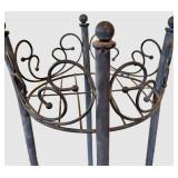 Wrought Iron Plant Stand & Circular Ring Design