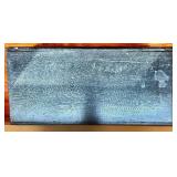 Black Wooden Storage Chest Trunk 36 in x 17 in x 17 in