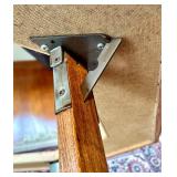 Octagonal Poker Table - Brown Felt Surface & Cup Holders