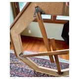 Octagonal Poker Table - Brown Felt Surface & Cup Holders