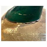 Three Wooden Duck Decoys on Base - Folk Art Carvings